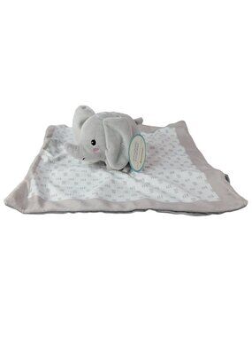 Pearhead Elephant Lovey Plush Gray 13" Snuggle Blanket Satin Security Sooth NEW